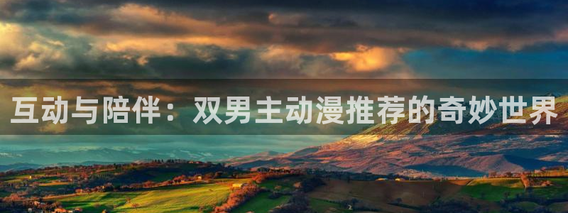 风车动漫正版下载：互动与陪伴：双男主动漫推荐的奇妙世界